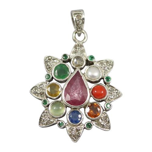 Navratan Pendant