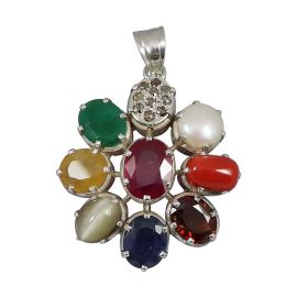 Navratan Pendant 8 Cts.