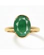 Emerald (Special Quality) Gold Dual-Claw Ring (R4)