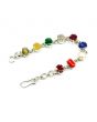 Navratna Sterling Silver Bracelet with all Nine Natural Gemstones for Navgraha Lab Certified 42.73 Gm