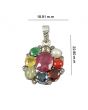 Navratan Pendant