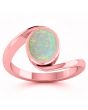 Opal (Special Quality) Rose Gold Wave Ring (R3)
