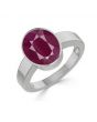 Ruby (Special Quality) Silver Ring (R1)