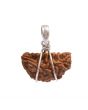1 Mukhi Rudraksha Silver Pendant