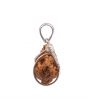 1 Mukhi Rudraksha Silver Pendant