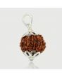9 Mukhi Rudraksha Silver Pendant (Nepal)