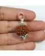 9 Mukhi Rudraksha Silver Pendant (Nepal)
