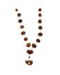 Rudraksha Silver Siddha Mala 1 to 14 Mukhi With Gauri Shankar, Ganesh Rudraksha GJSPC Certified