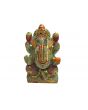 Green Jade Ganesha Idol