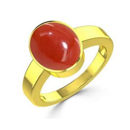 Coral (Special Quality) Gold Ring (R1)