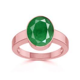 Emerald (Special Quality) Rose Gold Ring (R1)
