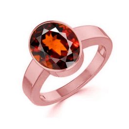 Gomed (Special Quality) Rose Gold Ring (R1)