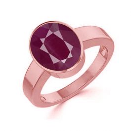 Ruby (Special Quality) Rose Gold Ring (R1)